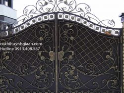 cửa cổng sắt đẹp cho biệt thự