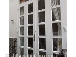 cửa sắt pano 4 cánh đẹp