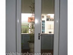 cửa sắt 2 cánh đơn giản
