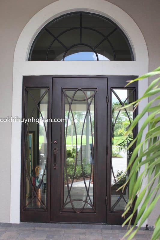 Cửa sắt kính đẹp hiện đại